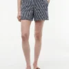 Gestreifte Chino-Shorts