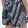 Gestreifte Chino-Shorts