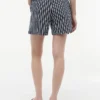 Gestreifte Chino-Shorts