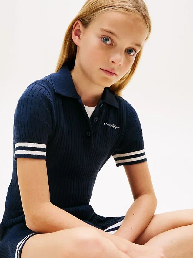 Gestreiftes Polo-Kleid für Kinder Gestreiftes Polo-Kleid für Kinder