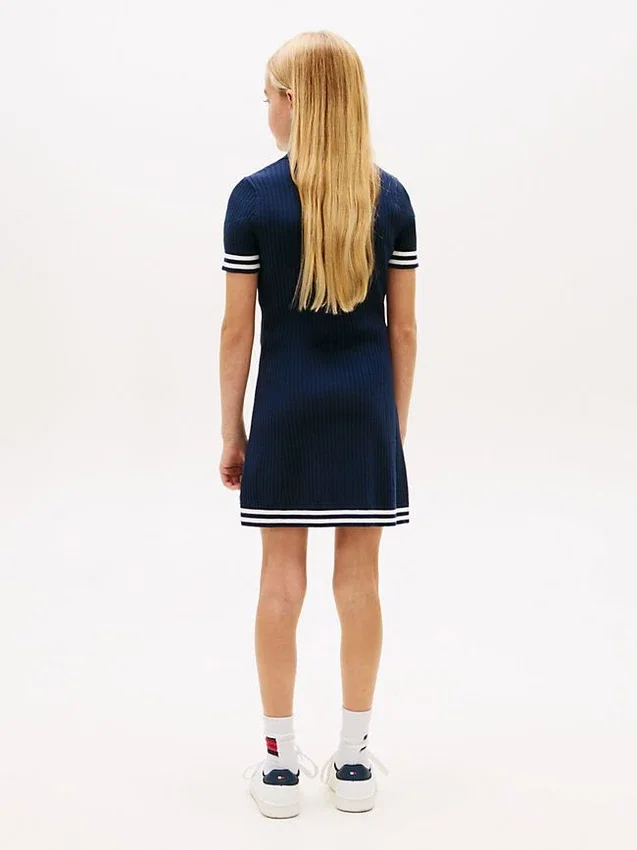 Gestreiftes Polo-Kleid für Kinder Gestreiftes Polo-Kleid für Kinder