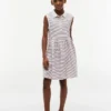 Gestreiftes, ärmelloses Polo-Kleid für Kinder Gestreiftes, ärmelloses Polo-Kleid für Kinder
