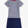 Gestreiftes T-Shirt- und Shorts-Set für Babys Gestreiftes T-Shirt- und Shorts-Set für Babys