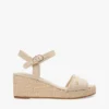 Gewebte Espadrille-Sandale mit Keilabsatz