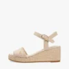 Gewebte Espadrille-Sandale mit Keilabsatz