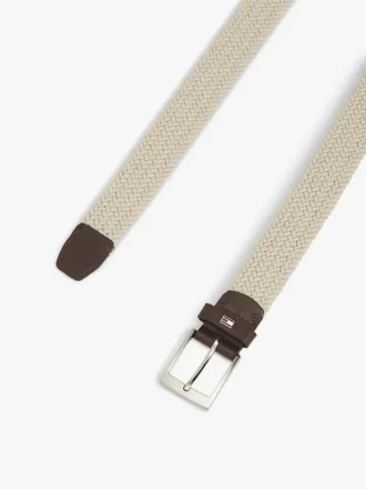 Gewebter elastischer Gürtel mit quadratischer Schnalle Gewebter elastischer Gürtel mit quadratischer Schnalle