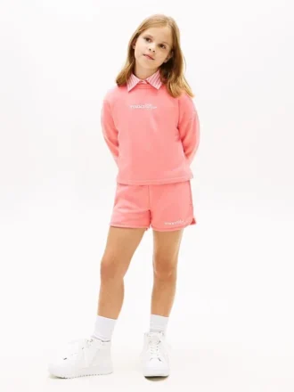 Glitzer-Shorts für Kinder mit Tommy-Logo
