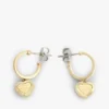 Herz-Charm-Creolen Herz-Charm-Creolen