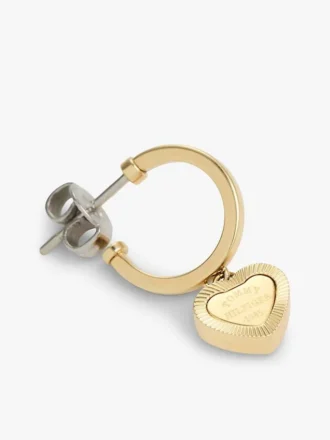 Herz-Charm-Creolen Herz-Charm-Creolen