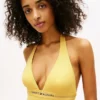 Hilfiger Logo Neckholder-Badeanzug