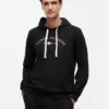Hilfiger Logo Piqué-Schlaf-Hoodie Hilfiger Logo Piqué-Schlaf-Hoodie