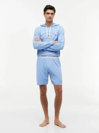 Hilfiger Logo Piqué-Schlafshorts