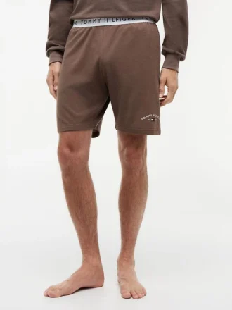 Hilfiger Logo Piqué-Shorts für den Schlaf