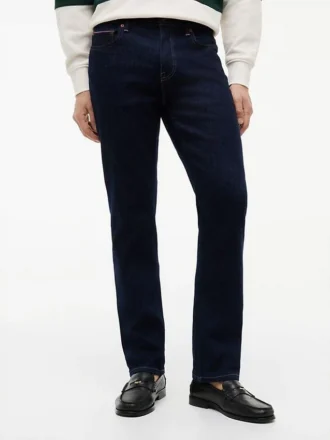 Indigo-Waschung Straight-Fit-Jeans