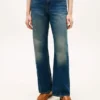 Jeans mit mittlerer Leibhöhe und geradem, lockerem Schnitt