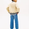 Kinder-Bomberjacke aus gebürstetem Twill Kinder-Bomberjacke aus gebürstetem Twill