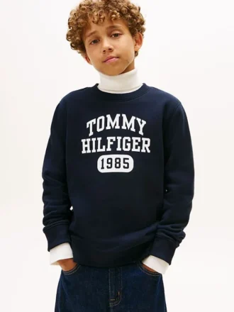 Kinder-Fleece-Sweatshirt mit Logo Kinder-Fleece-Sweatshirt mit Logo