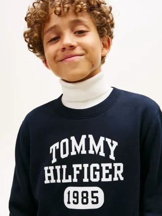 Kinder-Fleece-Sweatshirt mit Logo Kinder-Fleece-Sweatshirt mit Logo