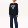 Kinder-Fleece-Sweatshirt mit Logo