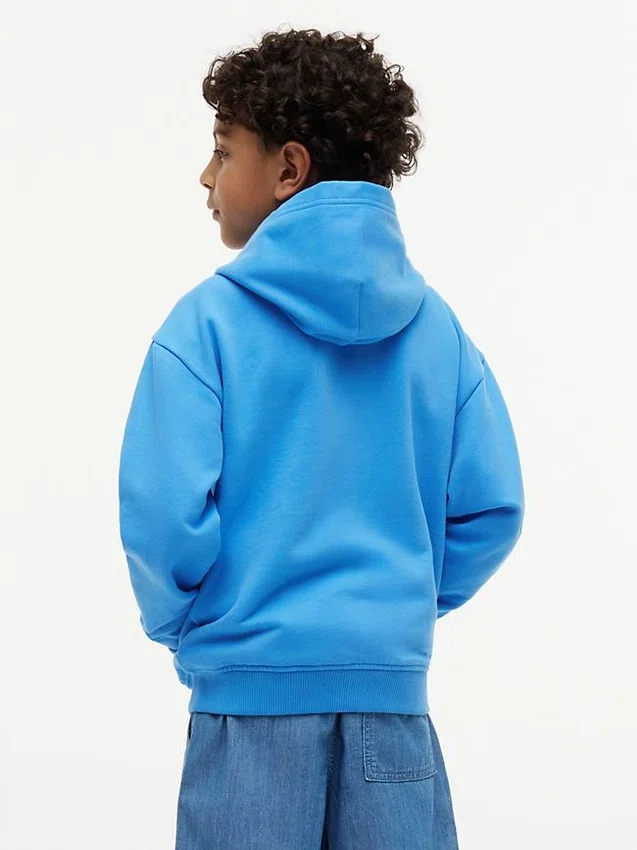 Kinder-Hoodie mit Reißverschluss und tonalen Flaggen Kinder-Hoodie mit Reißverschluss und tonalen Flaggen