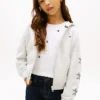 Kinder-Hoodie mit Strass-Stern-Logo Kinder-Hoodie mit Strass-Stern-Logo