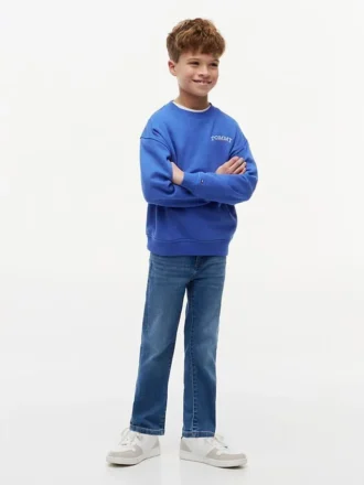 Kinder-Jeans in gerader Passform Kinder-Jeans in gerader Passform