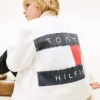 Kinder-Jeansjacke mit Flaggenlogo Kinder-Jeansjacke mit Flaggenlogo