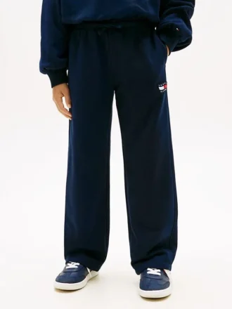 Kinder-Jogginghose mit gewelltem Flaggenlogo Kinder-Jogginghose mit gewelltem Flaggenlogo