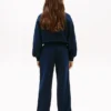Kinder-Jogginghose mit gewelltem Flaggenlogo Kinder-Jogginghose mit gewelltem Flaggenlogo