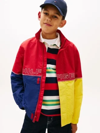 Kinder-Regatta-Jacke mit Farbblock-Design Kinder-Regatta-Jacke mit Farbblock-Design