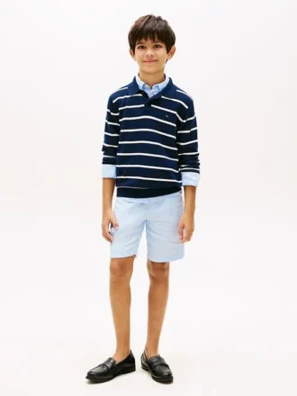 Kinder-Shorts aus Leinenmischung Kinder-Shorts aus Leinenmischung