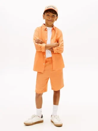 Kinder-Shorts aus Leinenmischung Kinder-Shorts aus Leinenmischung