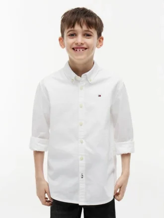 Kinder-Stretch-Oxford-Hemd Kinder-Stretch-Oxford-Hemd