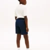 Kinder-Sweatshorts mit breitem Bein und Hilfiger-Logo Kinder-Sweatshorts mit breitem Bein und Hilfiger-Logo