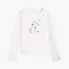 Kinder-T-Shirt mit Blumen-Monogramm Kinder-T-Shirt mit Blumen-Monogramm