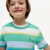 Kinder-T-Shirt mit bunten Streifen Kinder-T-Shirt mit bunten Streifen