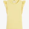 Kinder-T-Shirt mit Stickerei und Lochstickerei