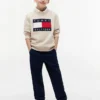 Kinderhose aus Paper-Touch-Stretch-Popeline Kinderhose aus Paper-Touch-Stretch-Popeline