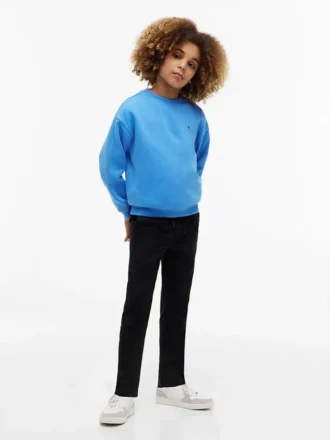 Kinderhose aus Paper-Touch-Stretch-Popeline