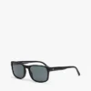 Klassische Sonnenbrille mit rechteckigem Rahmen Klassische Sonnenbrille mit rechteckigem Rahmen