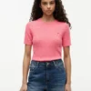 Kurzärmeliger Pullover mit Zopfmuster Kurzärmeliger Pullover mit Zopfmuster