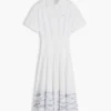Kurzärmeliges Popeline-Shirtkleid Kurzärmeliges Popeline-Shirtkleid