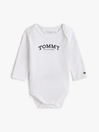 Langärmeliger Monotype-Logo-Strampler für Babys Langärmeliger Monotype-Logo-Strampler für Babys