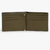 Leder-Brieftasche mit durchgehendem Flaggenlogo Leder-Brieftasche mit durchgehendem Flaggenlogo