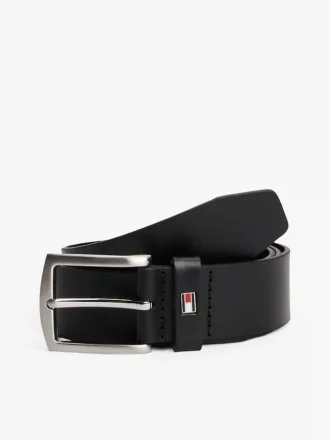 Leder-Gürtel mit Flaggen-Schlaufe Leder-Gürtel mit Flaggen-Schlaufe