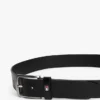Leder-Gürtel mit Flaggen-Schlaufe Leder-Gürtel mit Flaggen-Schlaufe