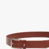 Leder-Gürtel mit Flaggen-Schlaufe Leder-Gürtel mit Flaggen-Schlaufe