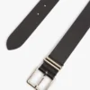 Leder-Gürtel mit quadratischer Schnalle Leder-Gürtel mit quadratischer Schnalle