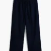 Leichte Pull-On-Hose aus Leinenmischung Leichte Pull-On-Hose aus Leinenmischung