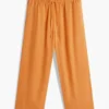 Leichte Pull-On-Hose aus Leinenmischung Leichte Pull-On-Hose aus Leinenmischung